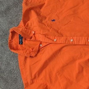 Orange Polo Shirt Large